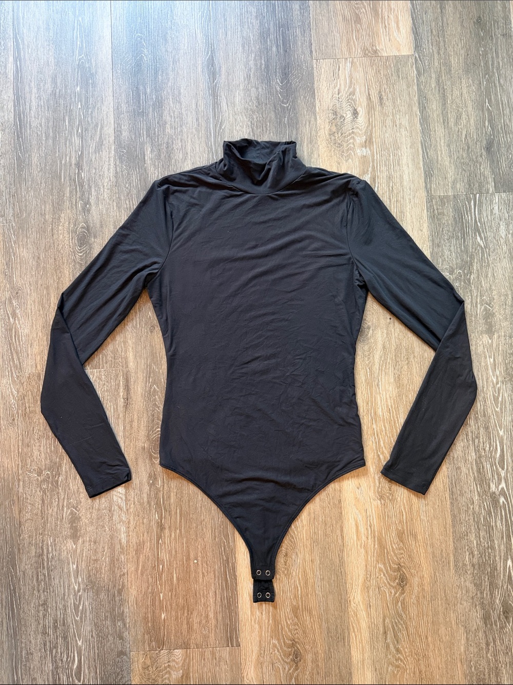 Abercrombie & Fitch Black Turtleneck Bodysuit - Long Sleeve